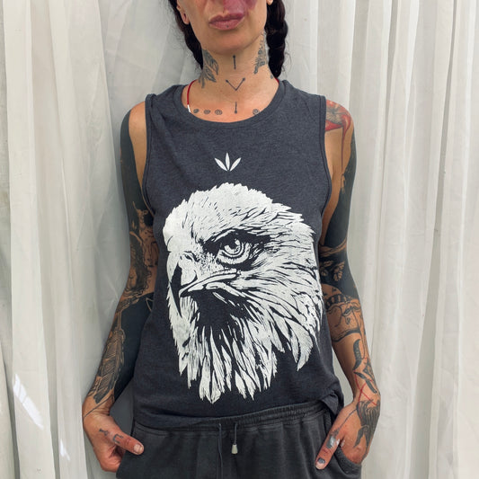eagles cropped tanktop